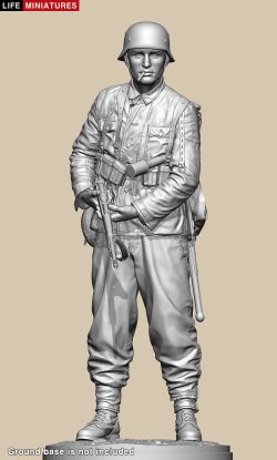 画像2: ライフミニチュア[LM-16012]1/16 WWII ドイツ ポトー迎撃戦 ハンセン戦闘団の装甲擲弾兵 バルジの戦い1944