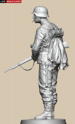 画像5: ライフミニチュア[LM-16012]1/16 WWII ドイツ ポトー迎撃戦 ハンセン戦闘団の装甲擲弾兵 バルジの戦い1944