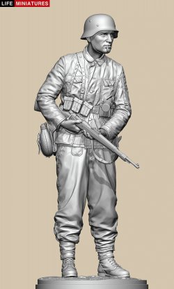 画像10: ライフミニチュア[LM-16012]1/16 WWII ドイツ ポトー迎撃戦 ハンセン戦闘団の装甲擲弾兵 バルジの戦い1944