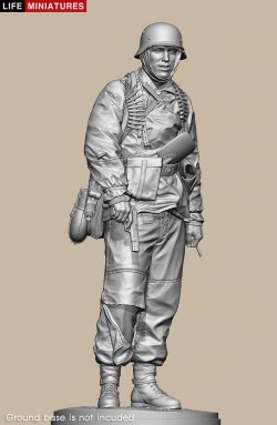 画像2: ライフミニチュア[LM-35006]1/35 WWII ドイツ ポトー迎撃戦 ハンセン戦闘団のMG42機銃手 バルジの戦い1944