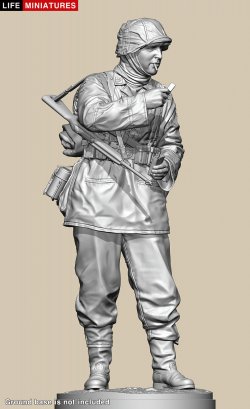 画像2: ライフミニチュア[LM-35008]1/35 WWII ドイツ ポトー迎撃戦 ハンセン戦闘団のM1カービンを持つ小銃手 バルジの戦い1944