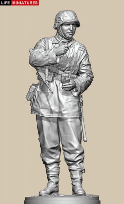 画像9: ライフミニチュア[LM-35008]1/35 WWII ドイツ ポトー迎撃戦 ハンセン戦闘団のM1カービンを持つ小銃手 バルジの戦い1944