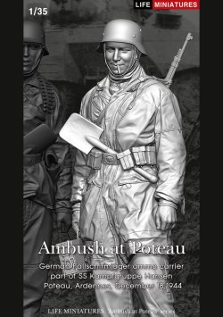 画像1: ライフミニチュア[LM-35010]1/35 WWII ドイツ ポトー迎撃戦 ハンセン戦闘団の降下猟兵弾薬手 アルデンヌ1944年12月18日