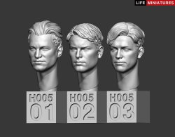 画像4: ライフミニチュア[LM-35H005]1/35 汎用 無帽スペアヘッドセットNo.2(6個入)