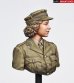 画像3: ライフミニチュア[LM-B029]1/10 胸像 WWII イギリス 補助地方義勇軍 エリザベス・ウィンザー2級准大尉 1945年