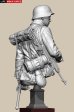 画像5: ライフミニチュア[LM-B031]1/10(200mm)バスト WWII ドイツ ポトー迎撃戦 ハンセン戦闘団の分隊長 バルジの戦い1944 胸像