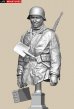 画像3: ライフミニチュア[LM-B034]1/10バスト WWII ドイツ ポトー迎撃戦 ハンセン戦闘団の降下猟兵弾薬手 アルデンヌ1944年12月18日 胸像 (3)