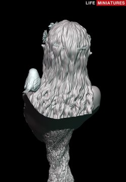 画像5: ライフミニチュア[LM-FUB010]1/10 胸像 森のヒーラー「エイヴァリン」(バストモデル)