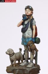 ライフミニチュア[LM-FUS004]1/20 深呼吸する少女〜パンデミックの終焉(90mm)