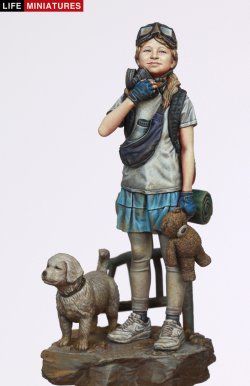 画像8: ライフミニチュア[LM-FUS004]1/20 深呼吸する少女〜パンデミックの終焉(90mm)