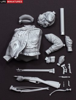 画像11: ライフミニチュア[LM-B024]1/10 WWII 露/ソ 胸像 ソビエト赤軍女性スナイパー(世界限定300個）