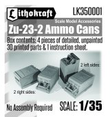 Lithokraft（リソクラフト）[LK350001]1/35 現用 露/ソ ZU-23-2対空機関砲弾薬箱  (4個入)