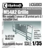 Lithokraft（リソクラフト）[LK350003]1/35 現用 アメリカ M54A2カーゴトラック用フロントグリル(AFVクラブ用)