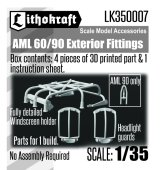 Lithokraft（リソクラフト）[LK350007]1/35 現用 フランス AML-60/AML-90装甲車用 車外装備セット