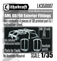 Lithokraft（リソクラフト）[LK350007]1/35 現用 フランス AML-60/AML-90装甲車用 車外装備セット