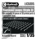 Lithokraft（リソクラフト）[LK350015]1/35 現用 アメリカ M113装甲兵員輸送車用フットマンループ スタイル3  (50個入)