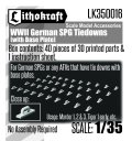 Lithokraft（リソクラフト）[LK350016]1/35 WWII ドイツ 自走砲用タイダウン ベースプレート付  (40個入)