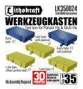 Lithokraft（リソクラフト）[LK350024]1/35 WWII ドイツ III号戦車&III号突撃砲用工具箱セット  (5個入)