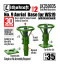 Lithokraft（リソクラフト）[LK350035]1/35 WWII イギリス WS.19無線機用No.9アンテナベース バージョン2  (20個入)