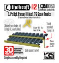 Lithokraft（リソクラフト）[LK350063]1/35 WWII ドイツ III号戦車F型/G型用 予備履帯ラック 第5戦車連隊バージョン2