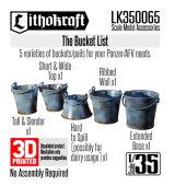 Lithokraft（リソクラフト）[LK350065]1/35 WWII ドイツ バケツセット(5個入)