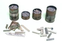 Work Shop Shin[M-20207]1/35 ドラム缶ストーブ&薪セット