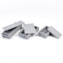 画像3: MacOne Models[MAC35223]1/35 汎用 壊れた木製弾薬箱セット(12個入)