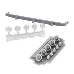 画像6: MacOne Models[MAC35224]1/35 現用 トヨタFJ43 オプション装備品セット (AKインタラクティブ用)