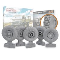 MacOne Models[MAC35613]1/35 現用 ウニモグS404 自重変形タイヤセット (ICM/AKインタラクティブ用)