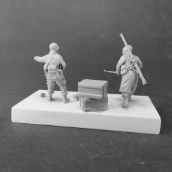 画像4: MacOne Models[MAC48607]1/48 WWII アメリカ アルデンヌの戦い＃2  バズーカチームセット(2体入)