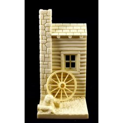 画像2: MacOne Models[MAC54001]1/32 フィギュアベース 丸木小屋付き