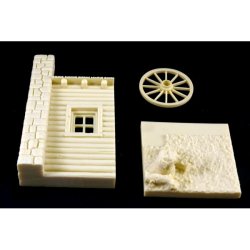 画像3: MacOne Models[MAC54001]1/32 フィギュアベース 丸木小屋付き