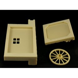 画像4: MacOne Models[MAC54001]1/32 フィギュアベース 丸木小屋付き