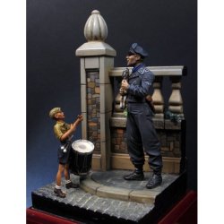 画像2: MacOne Models[MAC54007]1/32 フィギュアベース 欄干付き