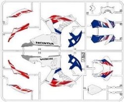 画像2: マジックファクトリー[VICMAG1401]1/9 ホンダ CBR1000RR-R ファイヤーブレードSP　 30周年記念カラー (プレカラー・接着剤不用)