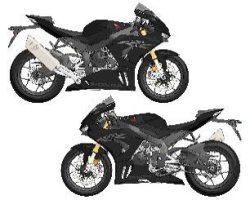 画像3: マジックファクトリー[VICMAG1405]1/9 ホンダ CBR1000RR-RファイヤーブレードSP ブラック (プレカラー・接着剤不用)
