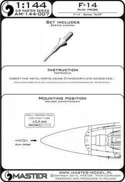 画像4: MASTER[AM-144-007]F-14 - Alfa Probe