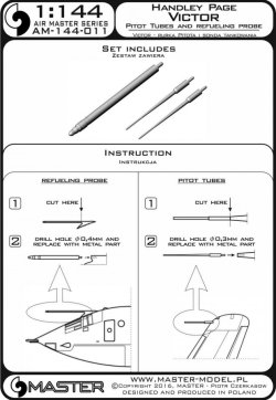 画像4: MASTER[AM-144-011]Handley Page Victor - Pitot Tubes and Refueling Probe Boom