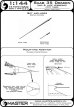 画像3: MASTER[AM-144-023]SAAB 35 Draken (mid and late versions) - Pitot Tubes (3)