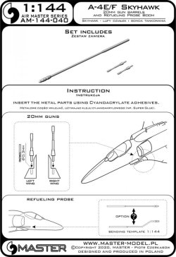 画像4: MASTER[AM-144-040]A-4E/F Skyhawk - 20mm gun barrels and Refueling Probe Boom