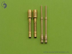 画像1: MASTER[AM-24-003]1/24 WWII ドイツ MG131 13mm航空機関銃用銃身(2本入)