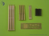 MASTER[AM-24-004]1/24 WWII イギリス イスパノ20mm Mk.II機関砲用砲身(4本入 エアフィックス用)
