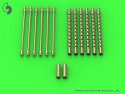 画像1: MASTER[AM-24-018]1/24 WWII アメリカ F6Fヘルキャット 初期兵装(ブローニング.50口径(12.7mm)機銃身 穴開き冷却筒付)