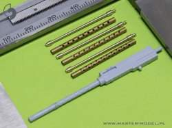 画像2: MASTER[AM-24-018]1/24 WWII アメリカ F6Fヘルキャット 初期兵装(ブローニング.50口径(12.7mm)機銃身 穴開き冷却筒付)