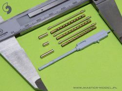 画像2: MASTER[AM-24-019]1/24 WWII アメリカ F6Fヘルキャット 後期兵装(ブローニング.50口径(12.7mm)機銃身 銃口カバー付)
