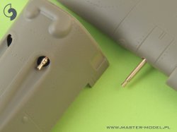 画像2: MASTER[AM-32-005]1/32 WWII ドイツ メッサーシュミットBf109E-3?E-9/T用 兵装セット(MG17銃口/MGFF銃身)