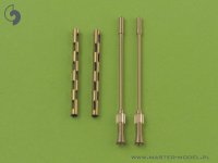 MASTER[AM-32-011]1/32 WWII イギリス ブローニング.303(7.7mm)機関銃Mk.II 銃身 消炎器付(2本入)