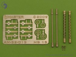 画像1: MASTER[AM-32-013]1/32 WWII ドイツ MG15航空機関銃 エッチングパーツ製照準器付(2本入)