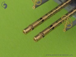 画像3: MASTER[AM-32-026]1/32 WWII ドイツ MG81/MG81Z航空機関銃 銃身 エッチングパーツ製照準器付(2本入)