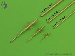 画像3: MASTER[AM-32-049]1/32 現用 ソビエト/ロシア ミグMiG-21SM/M/MFフィッシュベッドJ用 ピトー管